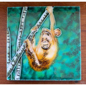 ORANGUTAN Backsplash 4x4 Decorative Ceramic Wall Art Tile New